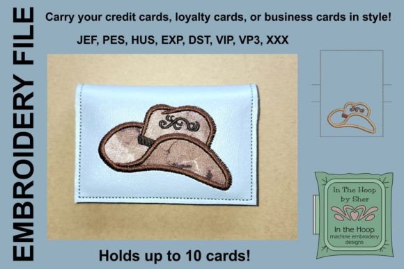 Cowboy Hat Credit Card Wallet