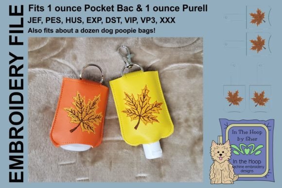 Fall Leaf Hand Sanitizer Holder