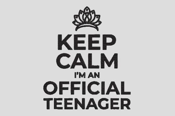 I Am an Official Teenager Keep Calm
