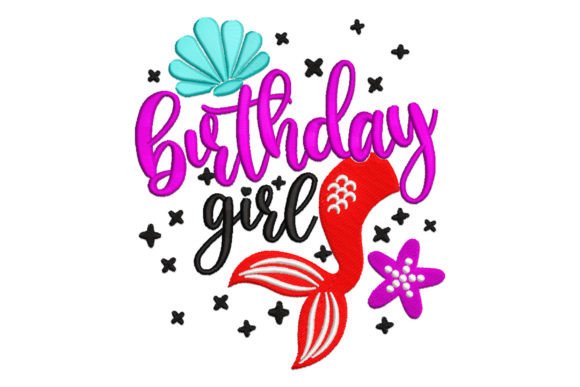 Mermaid Birthday Girl