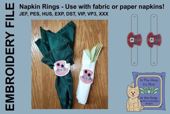 Patriotic Hat Napking Rings