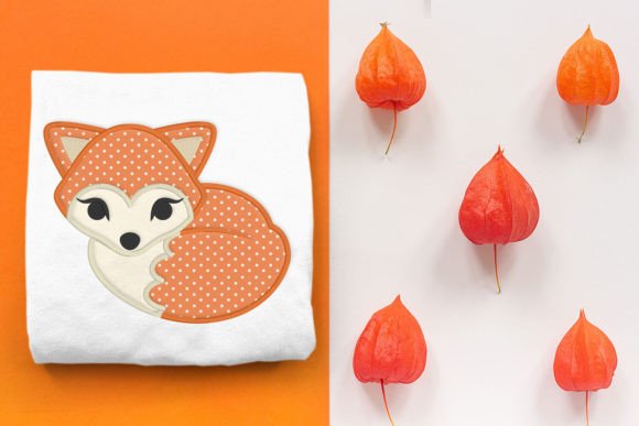 Sleeping Fox Applique